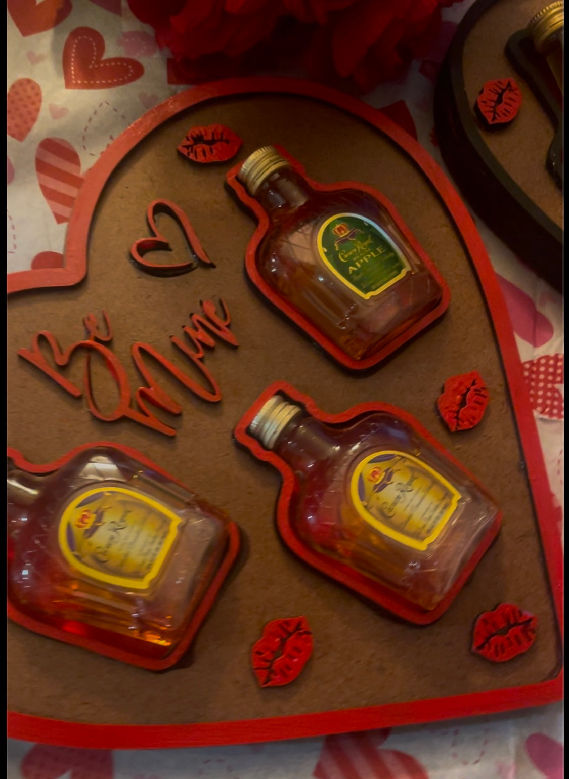 Valentine Liquor Heart Box Digital Design