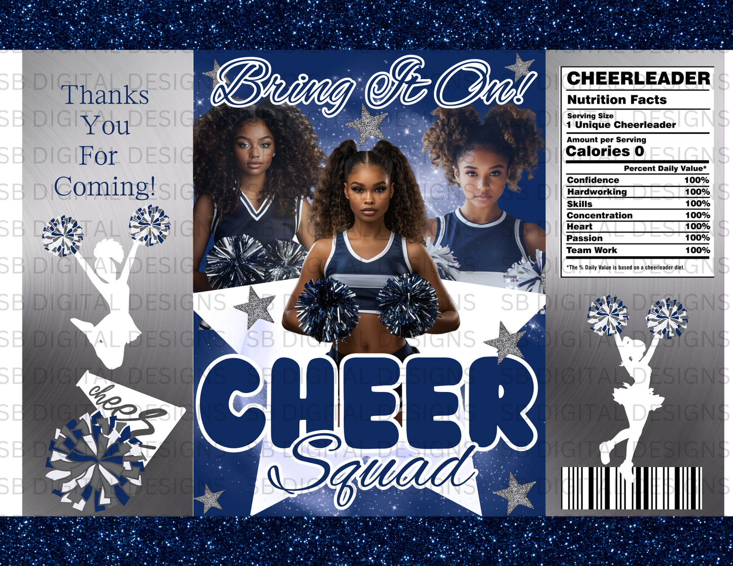 Cheer Squad Chip Bag Digital Download