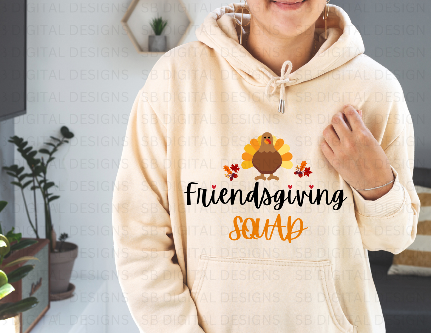 Friendsgiving Editable Digital Design